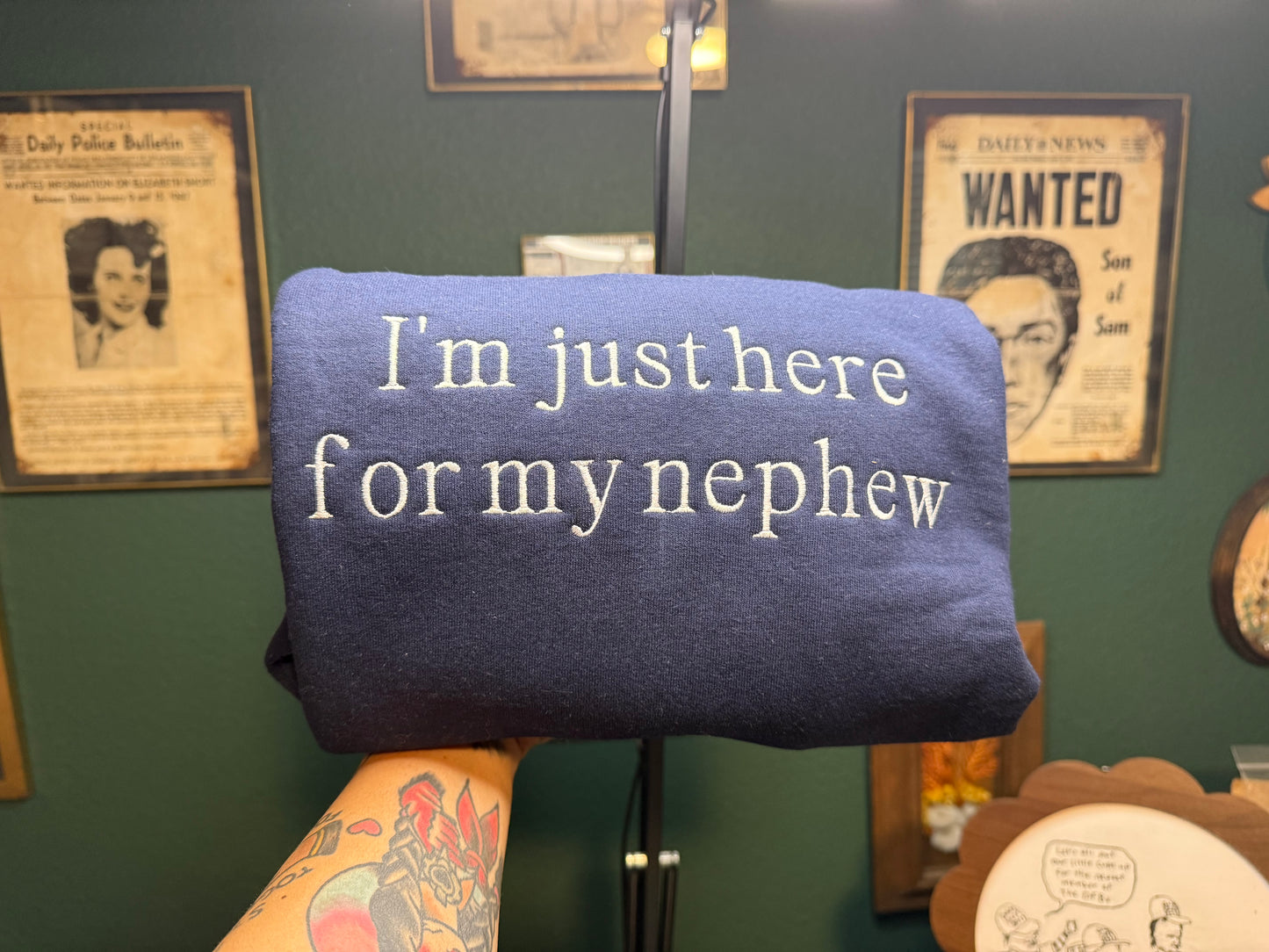 Supportive aunt/uncle crewneck